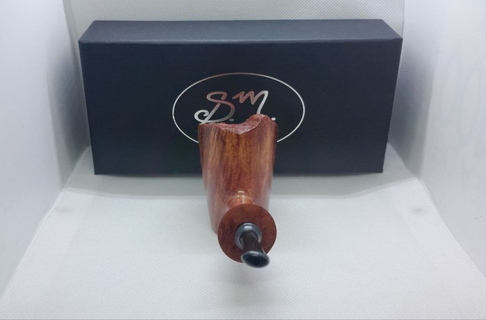 S.M. Pipe - free handmade liscia, OMAGGIO curapipe - Pipe - Bruyerepibe, ebonit