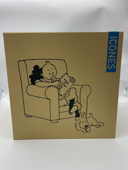 Moulinsart - Tintin - Statuette -Fauteuil Rouge #46404- Les Icones