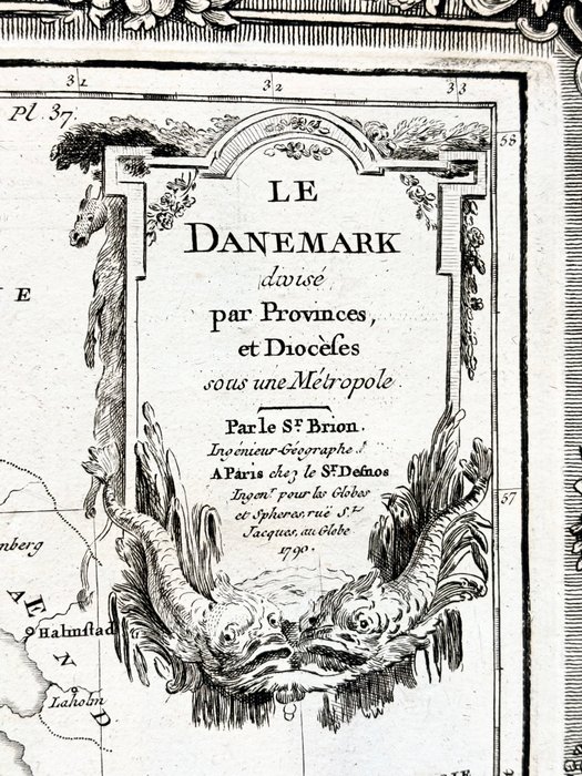 Danmark - Skandinavien, København; Louis-Charles DESNOS - Le Danemark - 1781-1800