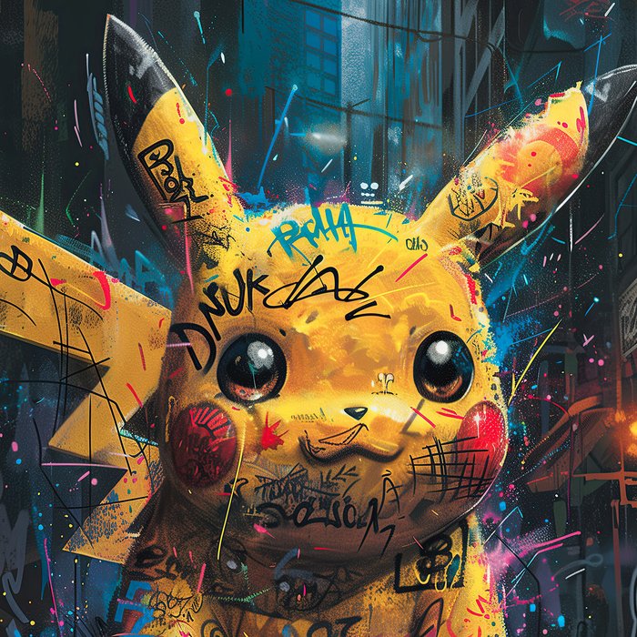 SKE - Vandalized Pikachu