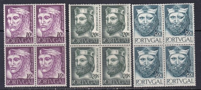 Portugal 1955 - Alfonsi-dynastiet - Blok af 4 - Mundifil 806/814