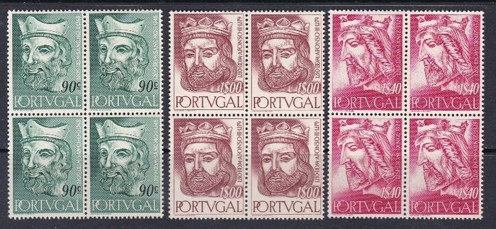 Portugal 1955 - Alfonsi-dynastiet - Blok af 4 - Mundifil 806/814