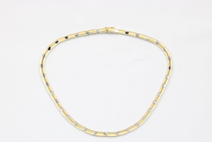 Anklet - 14 karat Gulguld -  0.28ct. tw. Diamant (Natur)