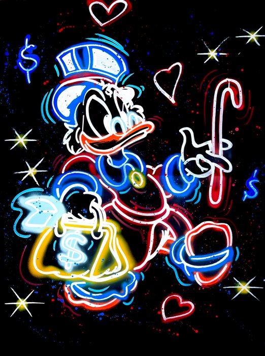 Moabit - Uncle Scrooge - Glowing Wealth Parade, Neon ,XL