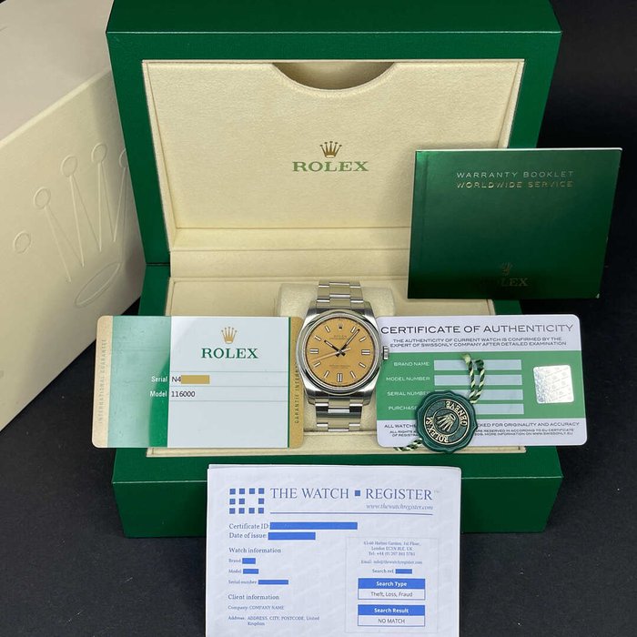 Rolex - Oyster Perpetual - 116000 - Unisex - 2019