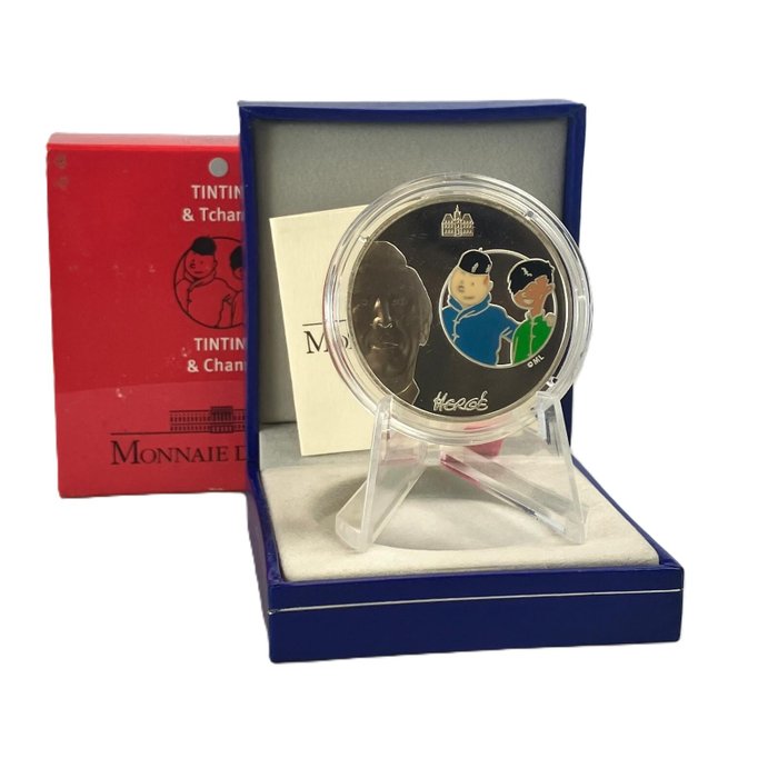 Frankrig. 1 1/2 Euro 2007 "Tintin et Tchang" Proof  (Ingen mindstepris)