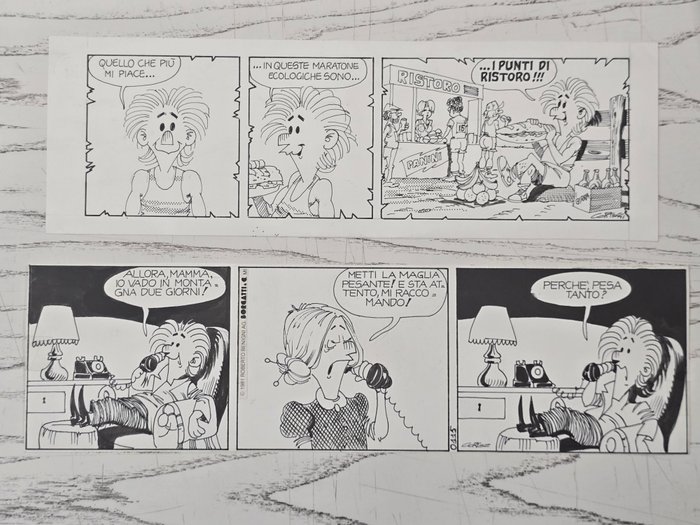 Corteggi, Luigi - 2 Original page - Roberto Benigni - 1981