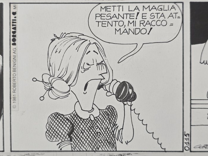 Corteggi, Luigi - 2 Original page - Roberto Benigni - 1981