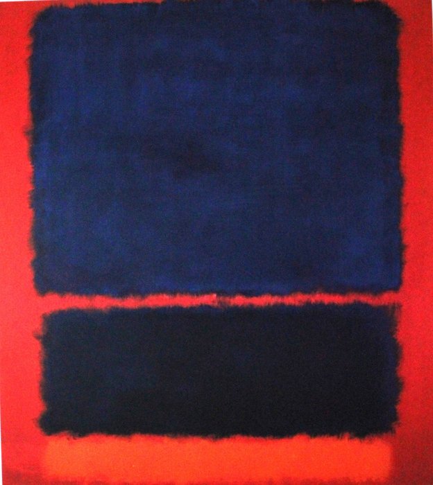 Mark Rothko (1903-1970) - "Blue, Orange, Red"