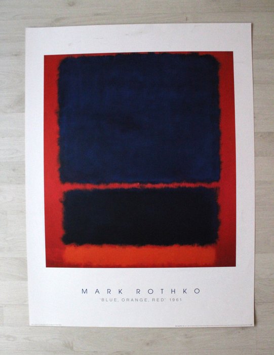 Mark Rothko (1903-1970) - "Blue, Orange, Red"