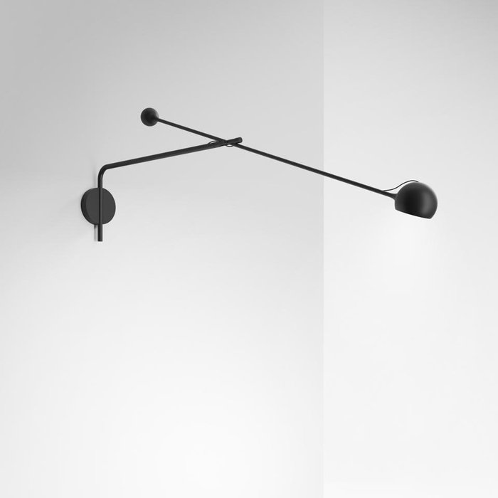 Artemide - Foster + Partners - Lampe - Ixa væg L antracit - Metal