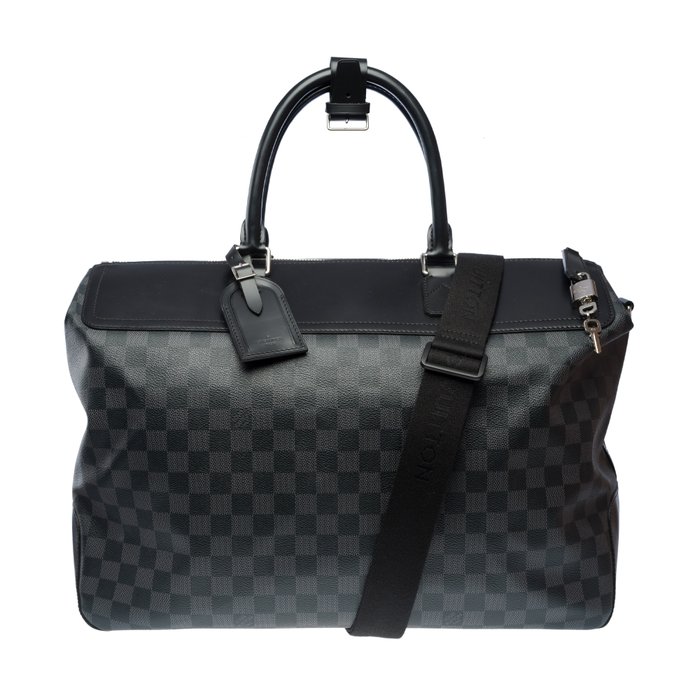 Louis Vuitton - Louis Vuitton Neo Greenwich strap travel bag in brown canvas, PHW - Rejsetaske