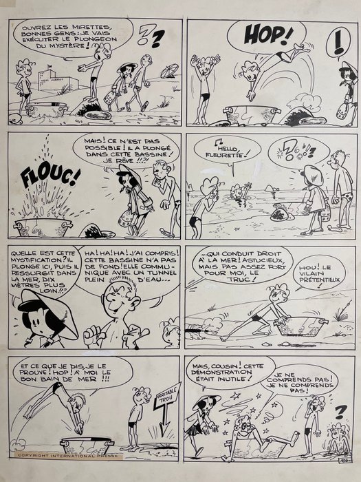 Greg - 1 Original page - Fleurette - 1960