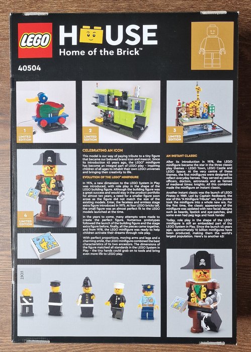 Lego - Minifigurer - 40504 - LH 40504 - Up-Scaled Minifigure - A Minifigure Tribute - rare - 2020+ - Tyskland