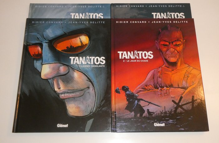 Tanatos T1 à T4 - Série complète - 4x C - 4 Album - Første udgave - 2007/2011