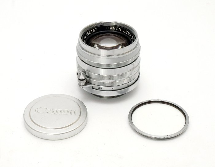 Canon Lens Set 50mm f18 M39 rangefinder coupled NO RESERVE (camera not included) Kameralinse