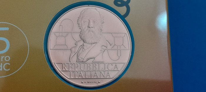 Italien. 5 Euro 2021 "Antonio Meucci"  (Ingen mindstepris)