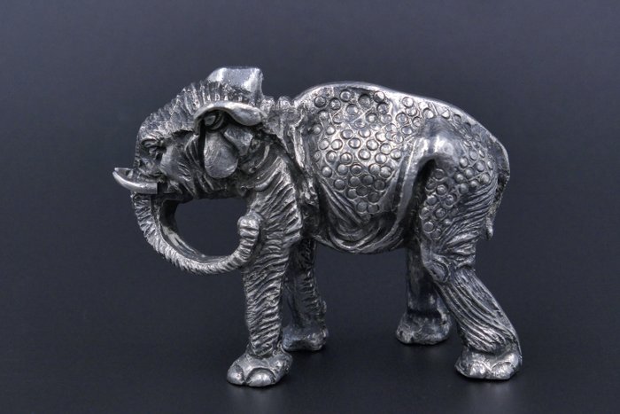 Statuette - Elefante de plata - Sølv 800