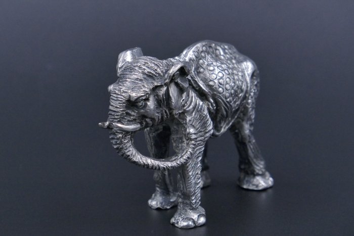 Statuette - Elefante de plata - Sølv 800