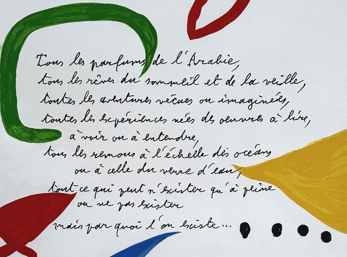 Joan Miro (1893-1983) - Tous les parfums