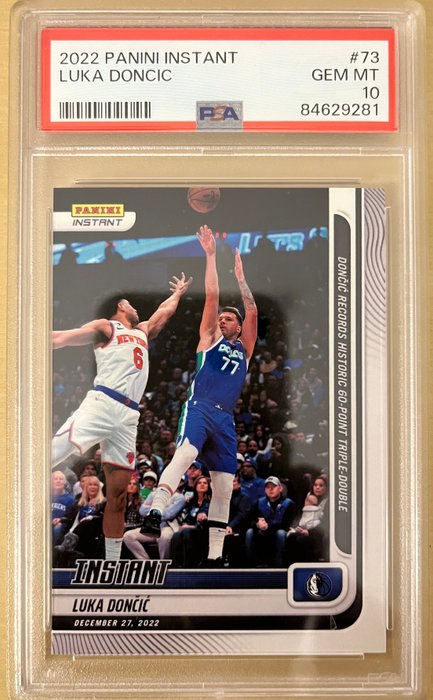 2023/24 Panini Luka Doncic CGC, PSA 10, 9 - 3 Graded card