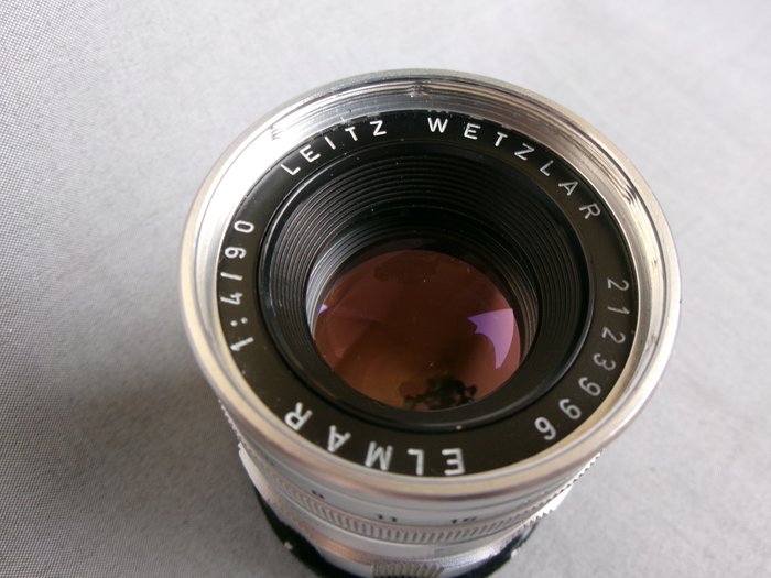 Leica Leitz Wetzlar Elmar 1:4/90 Kameralinse