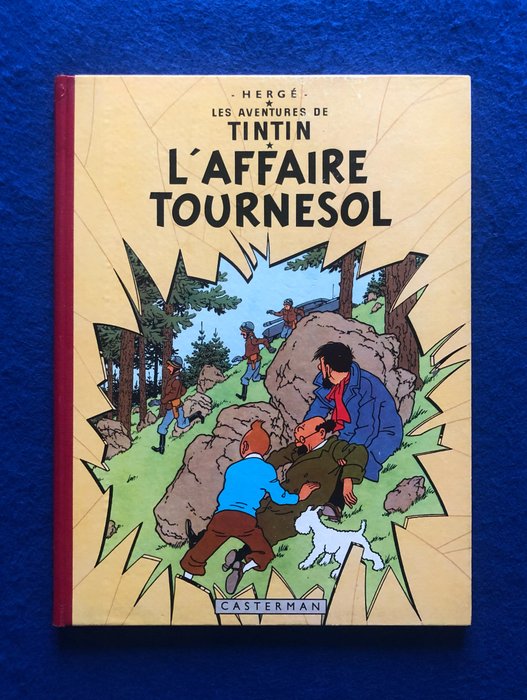 Tintin - L'Affaire Tournesol (B29, Française) - Re-cartonnage - 1 Album - Genoptryk - 1960