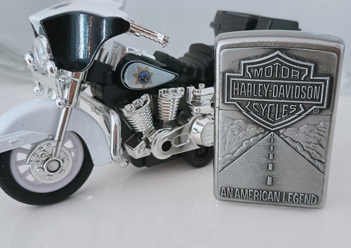 Zippo Harley Davidson - California Highway Patrol - Lighter - Messing -  (2)