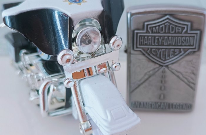 Zippo Harley Davidson - California Highway Patrol - Lighter - Messing -  (2)