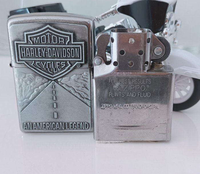 Zippo Harley Davidson - California Highway Patrol - Lighter - Messing -  (2)