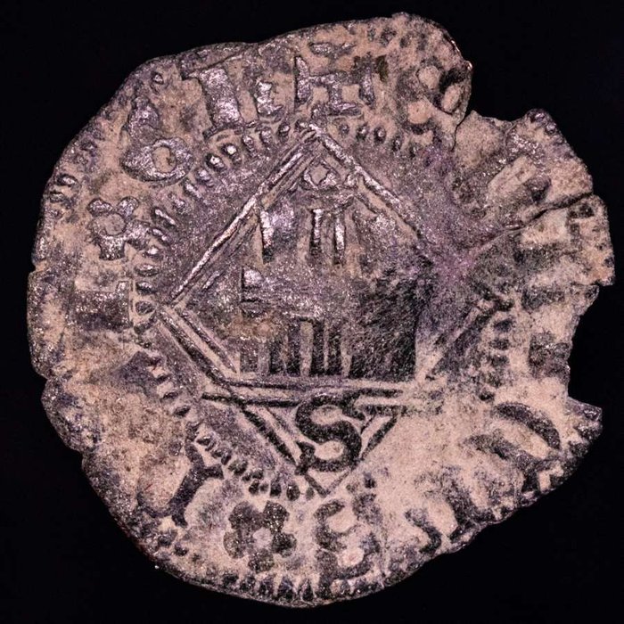 Spanien. Siglos XII y XV. Maravedi - Blancas - Dineros Atractivo conjunto de piezas de vellón y cobre acuñadas entre los siglos XII y XV (8 monedas)  (Ingen mindstepris)