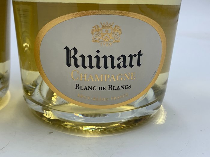 Ruinart Brut - Champagne Blanc de Blancs - 3 Flasker (075 L)