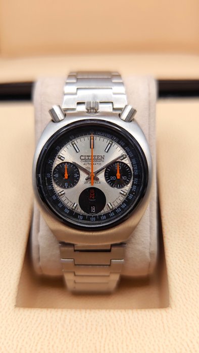 Citizen - Bullhead Panda Chronograph - Ingen mindstepris - 10700234 - Mænd - 1970-1979