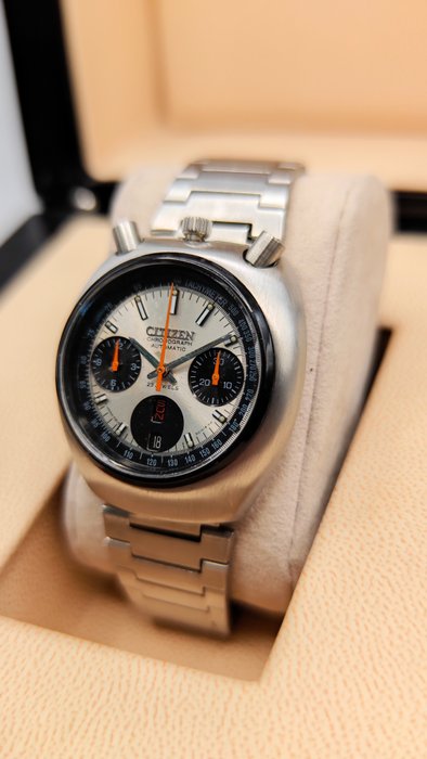 Citizen - Bullhead Panda Chronograph - Ingen mindstepris - 10700234 - Mænd - 1970-1979