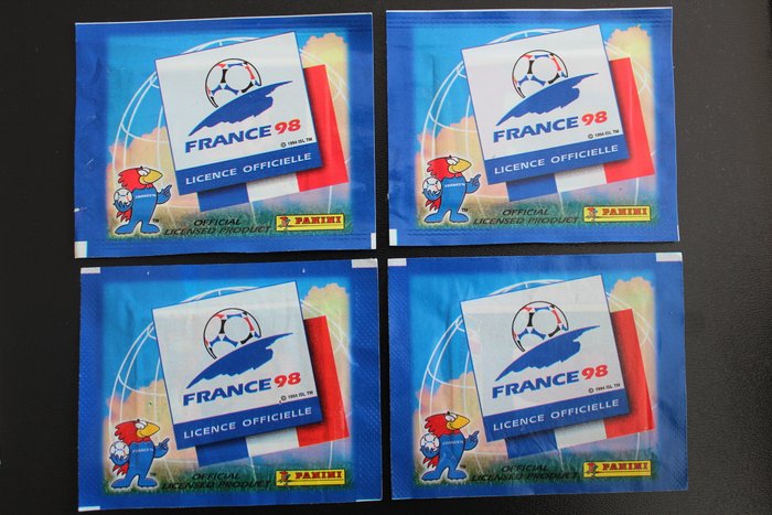 Panini - World Cup France 98 - 4 Sea - 4 Pack