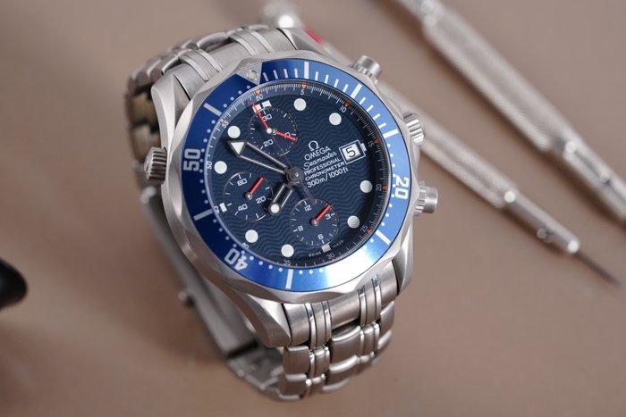 Omega - Omega Seamaster Diver 300m Professional Chronometer Titanium - 2298.80.00 - Mænd - 2000-2010