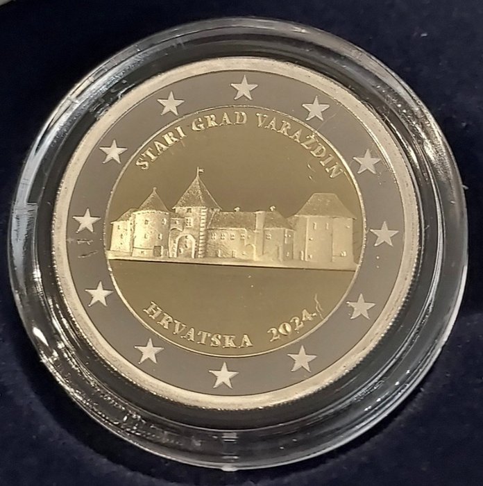 Kroatien. 2 Euro 2024 "Stari Grad Varazdin" Proof  (Ingen mindstepris)