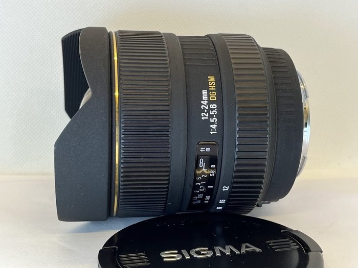 Sigma 12-24mm F4.5-5.6 EX DG HSM CANON with Lens hood included Kameralinse