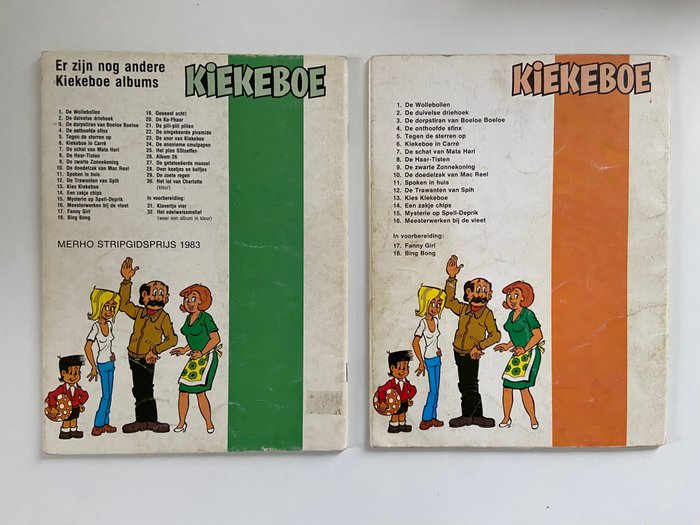 De Kiekeboes, Kiekeboe - Zwart-wit uitgaven Kiekeboe - 29 Album