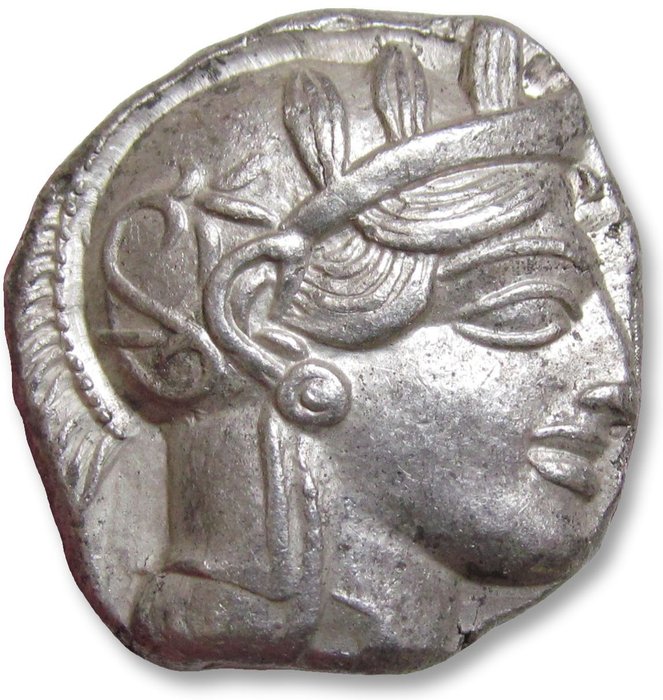 Attica Athen Tetradrachm 454-404 BC - great example of this iconic coin -