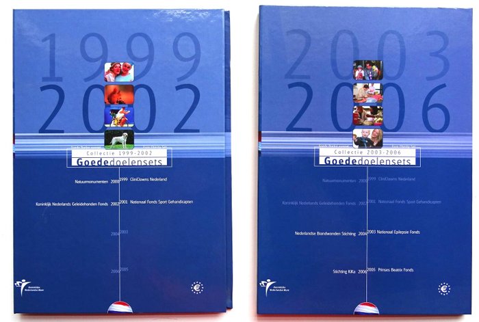 Holland. Year Set (FDC) 1999/2006 "Goede Doelen Sets" (8 stuks)  (Ingen mindstepris)