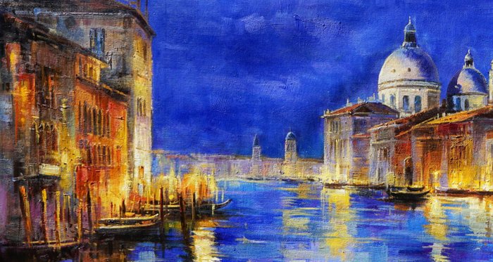 Clelia Molinari - Venetian Nightscape