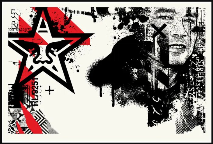 Shepard Fairey (OBEY) (1970) - OBEY X WK Shepard Fairey Portrait