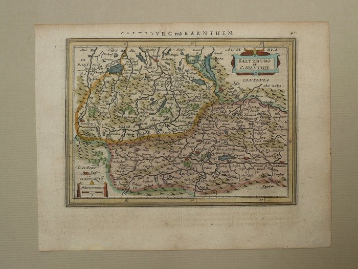 Østrig - Kärnten; Petrus Kaerius / J.E. Cloppenburg - Saltzburg et Carinthiae - 1632