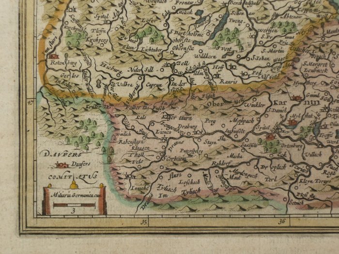 Østrig - Kärnten; Petrus Kaerius / J.E. Cloppenburg - Saltzburg et Carinthiae - 1632