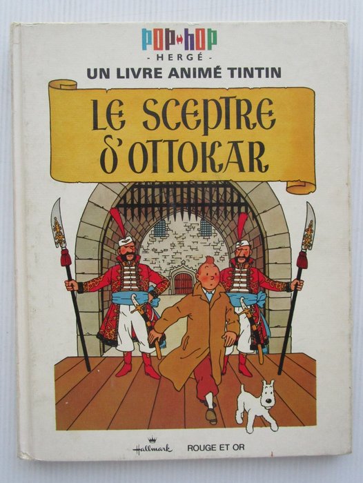 Tintin - Le sceptre d'Ottokar - 1 Album pop-hop - Første udgave - 1971