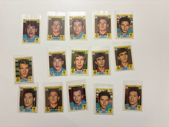 Panini - World Cup Mexico 70 - Belgique - 15 Card