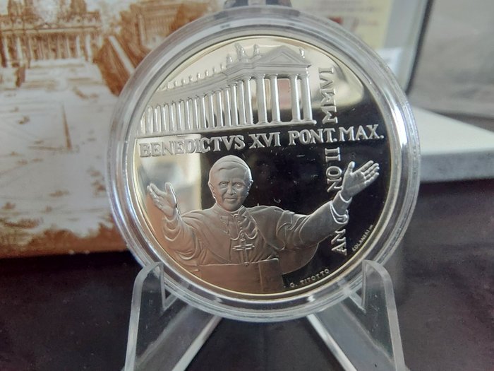 Vatikanstaten. 10 Euro 2006 "Colonnato di San Pietro" Proof  (Ingen mindstepris)