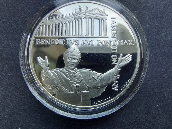 Vatikanstaten. 10 Euro 2006 "Colonnato di San Pietro" Proof  (Ingen mindstepris)