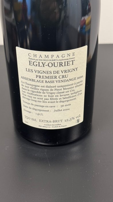 Egly Ouriet, les vignes de vrigny - Champagne - 1 Flaske (0,75L)